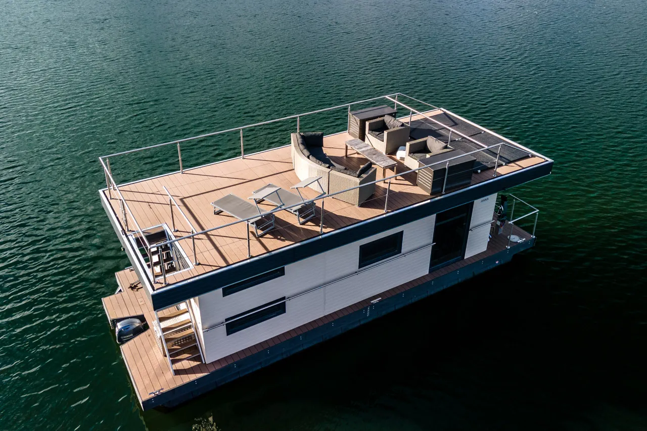 Hausboot auf der Müritz